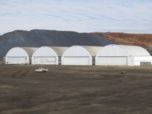 Mining fabric structures