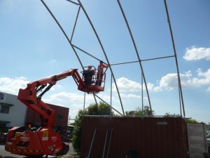 Fabric shelter buildings